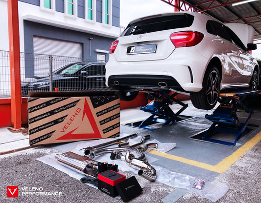 Mercedes Benz A180/A200/A250 (W176) catback exhaust system