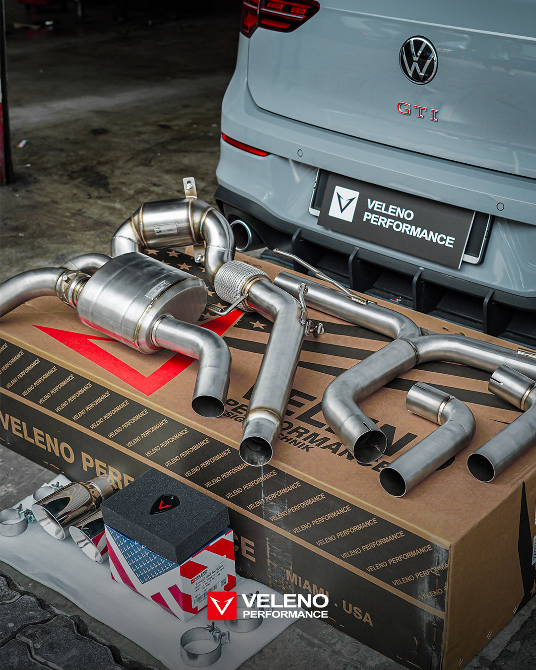 Volkswagen Golf MK8 TSI/GTI/R catback exhaust